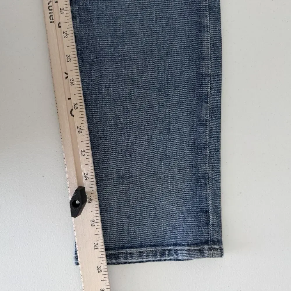 7 For All Mankind Jeans Mens 32x32 Blue Paxtyn Performance Slim Fit Distressed